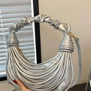 Elegant Silver Women's Bag